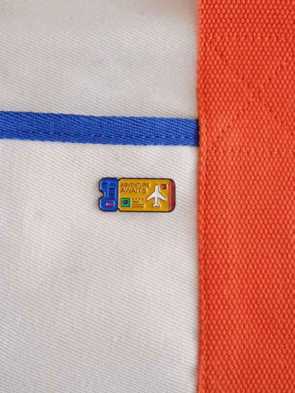 Adventure Awaits (Yellow) Enamel Pin - Image 2
