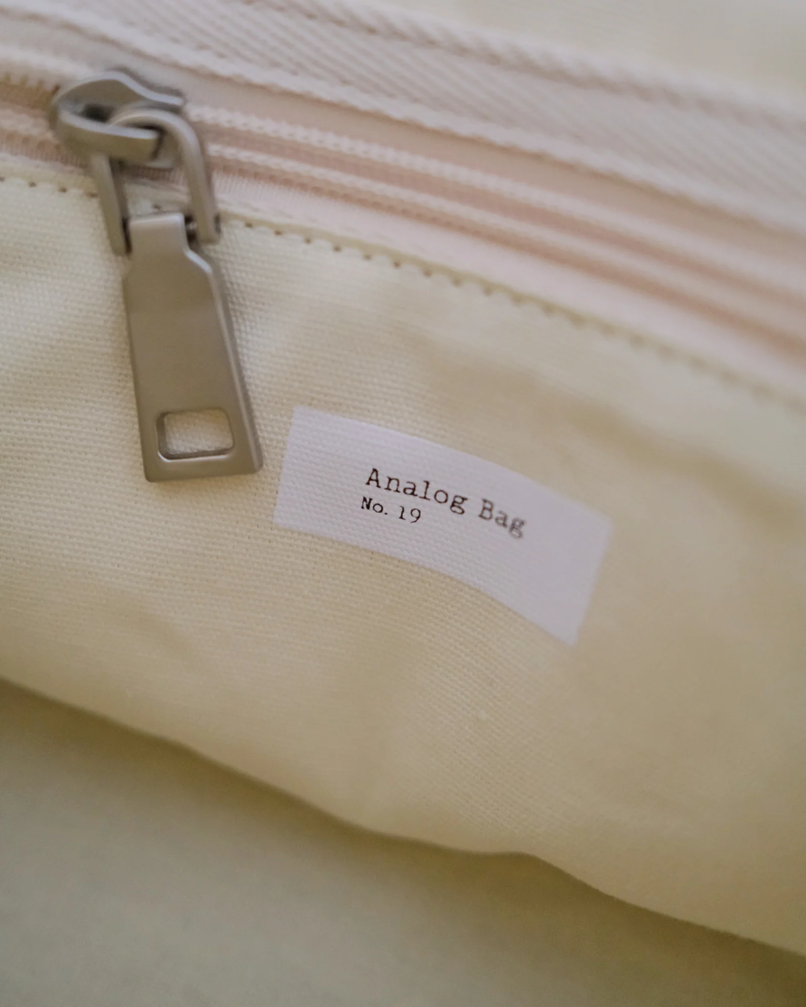 Analog No.19 Medium Tote Bag (Water Repellent Canvas) v2 - Image 8