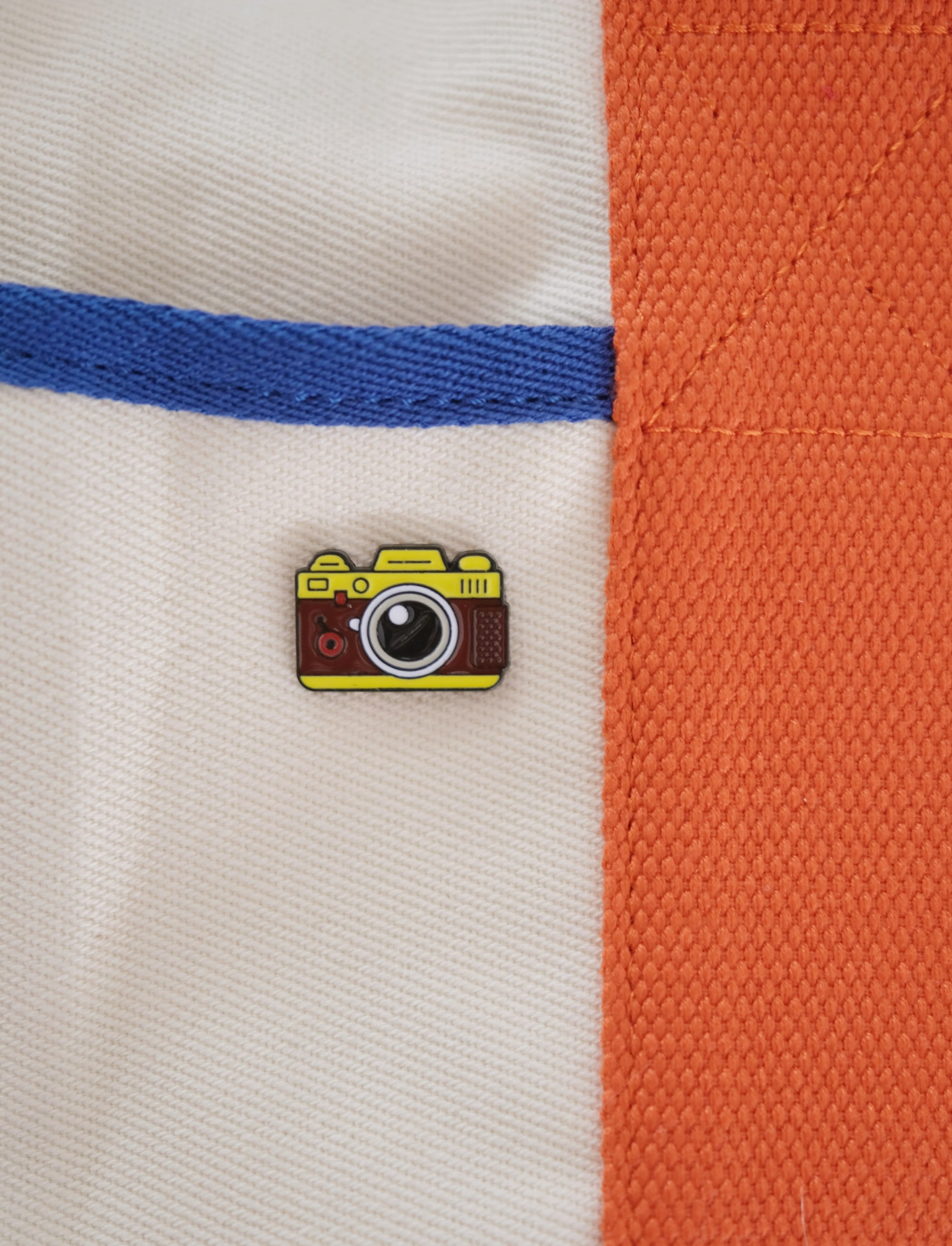 Brown Camera Enamel Pin - Image 2