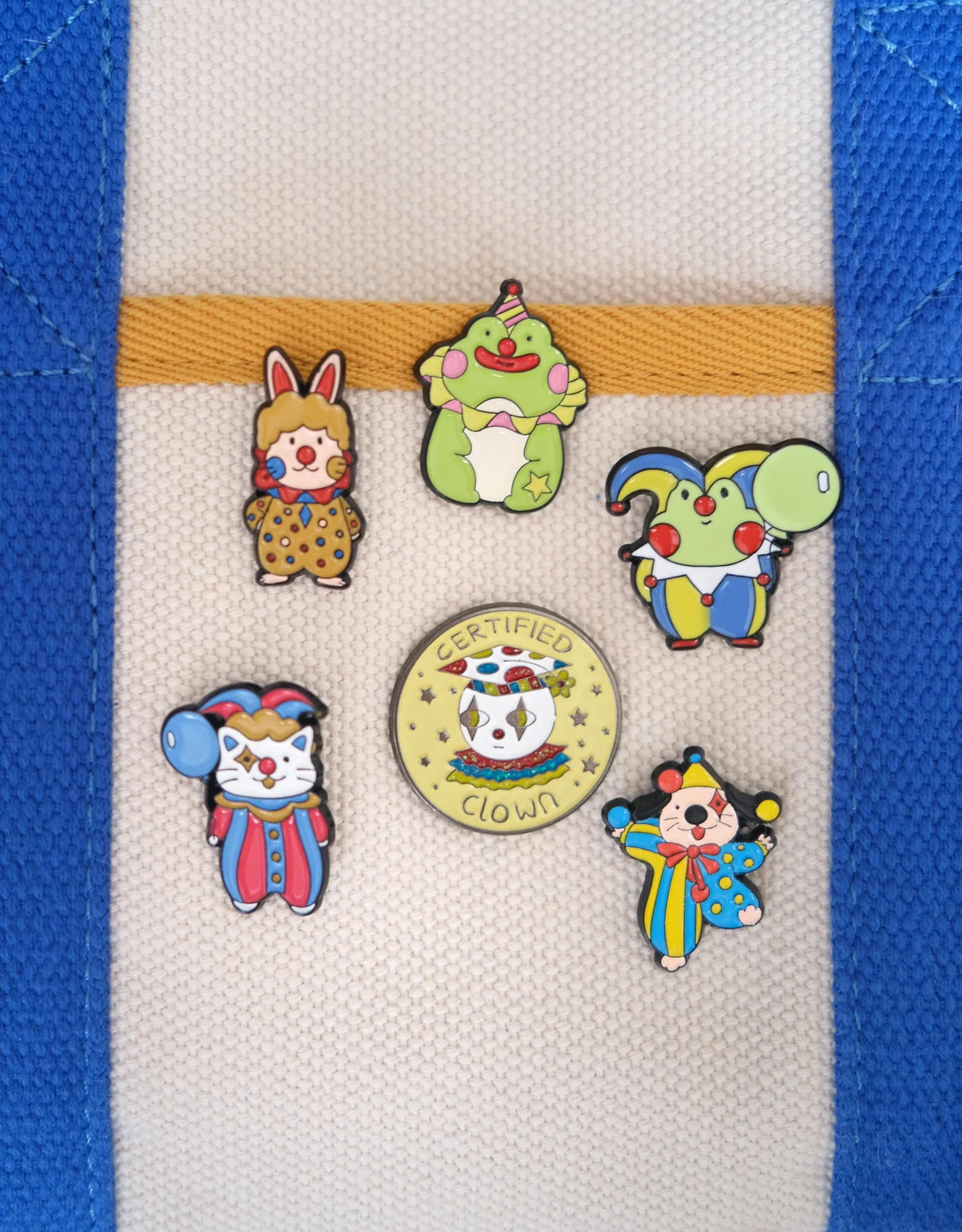 Frog Jester Enamel Pin - Image 3