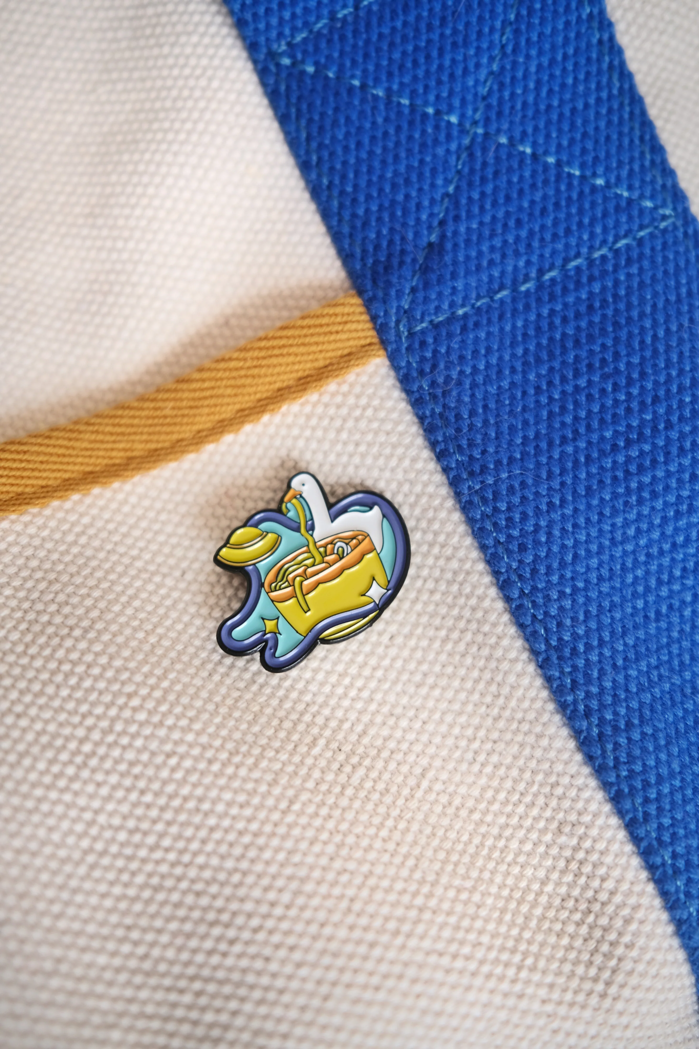 Ramen Goose Enamel Pin - Image 5