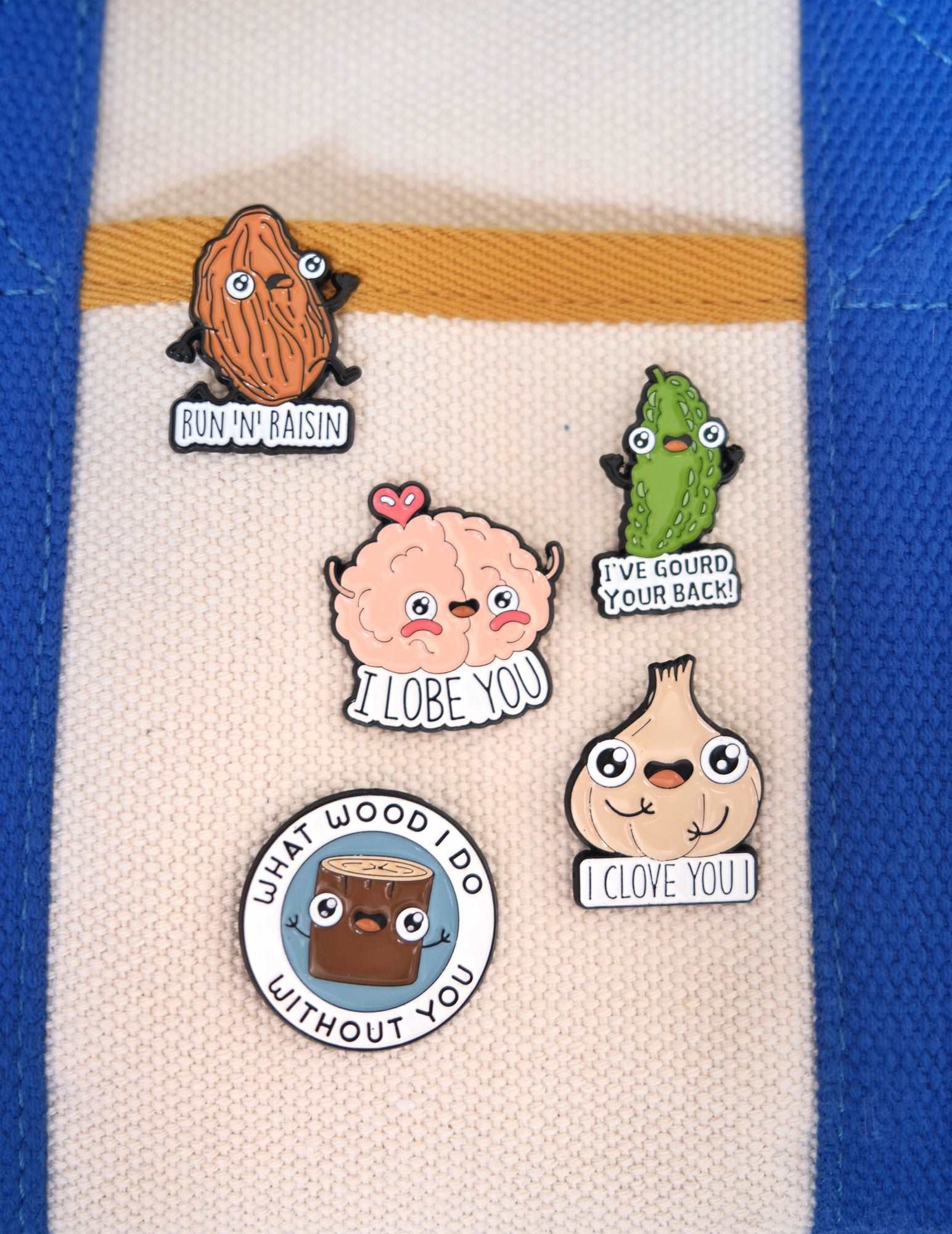 "Run n Raisin" Enamel Pin - Image 3