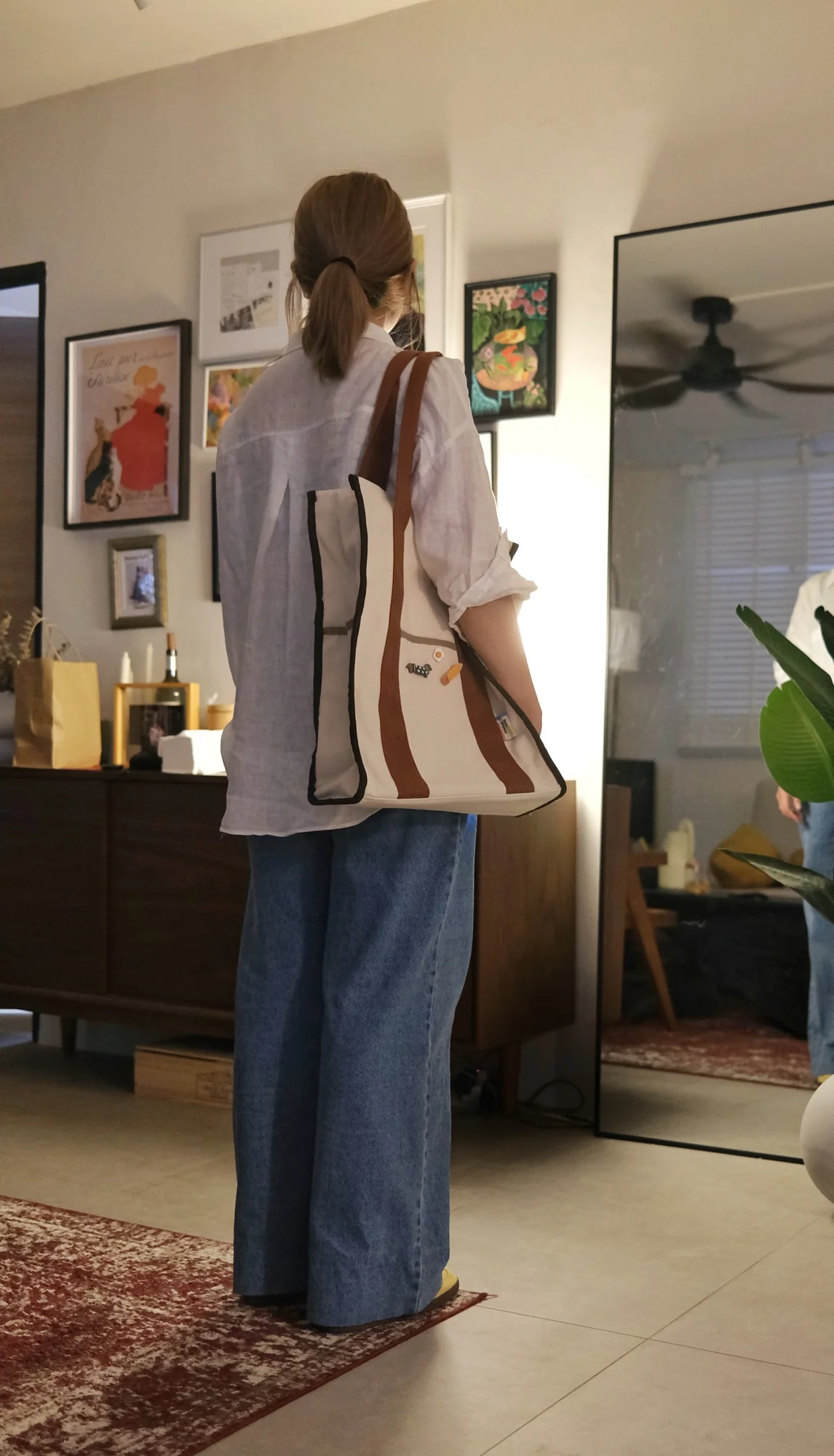 The Off-White XL Laptop Tote (Water Repellent) - Fits up to 17” laptops - Image 7